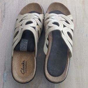 Clarks Bendables Tan Sandals